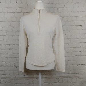 Marker Made In USA Ivory Long Sleeve Top Size L